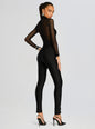Brietta Bandeau Mesh Catsuit