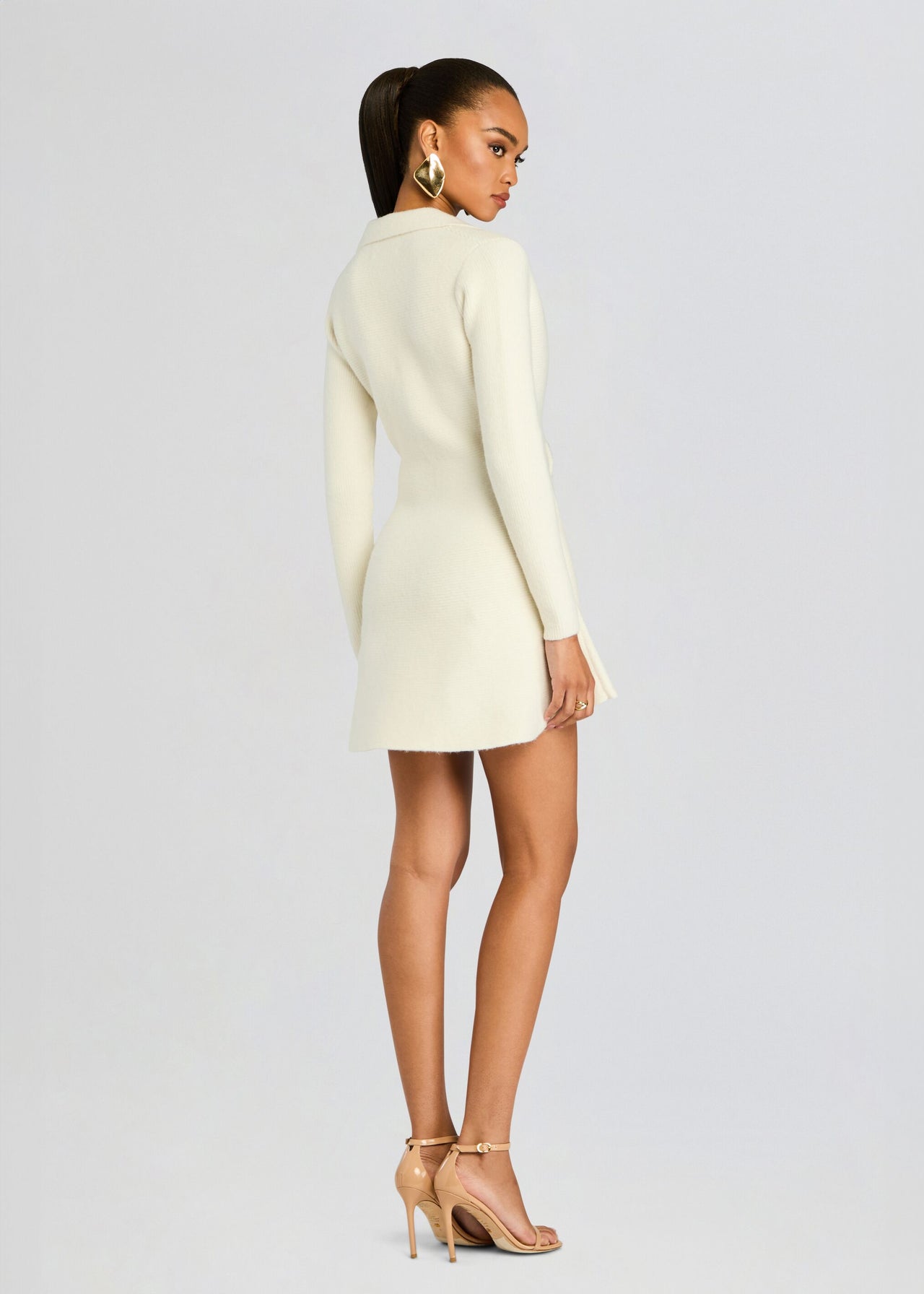 knee length dresses for ladies Clara Knit Mini Dress – Retrofete