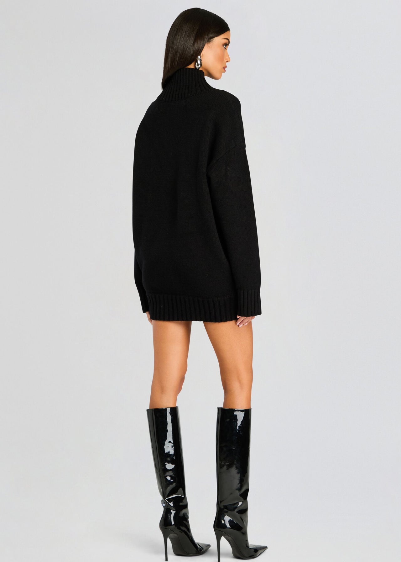 slim fit dress slacks The Sweater Dress in Plush Cotton main image 1