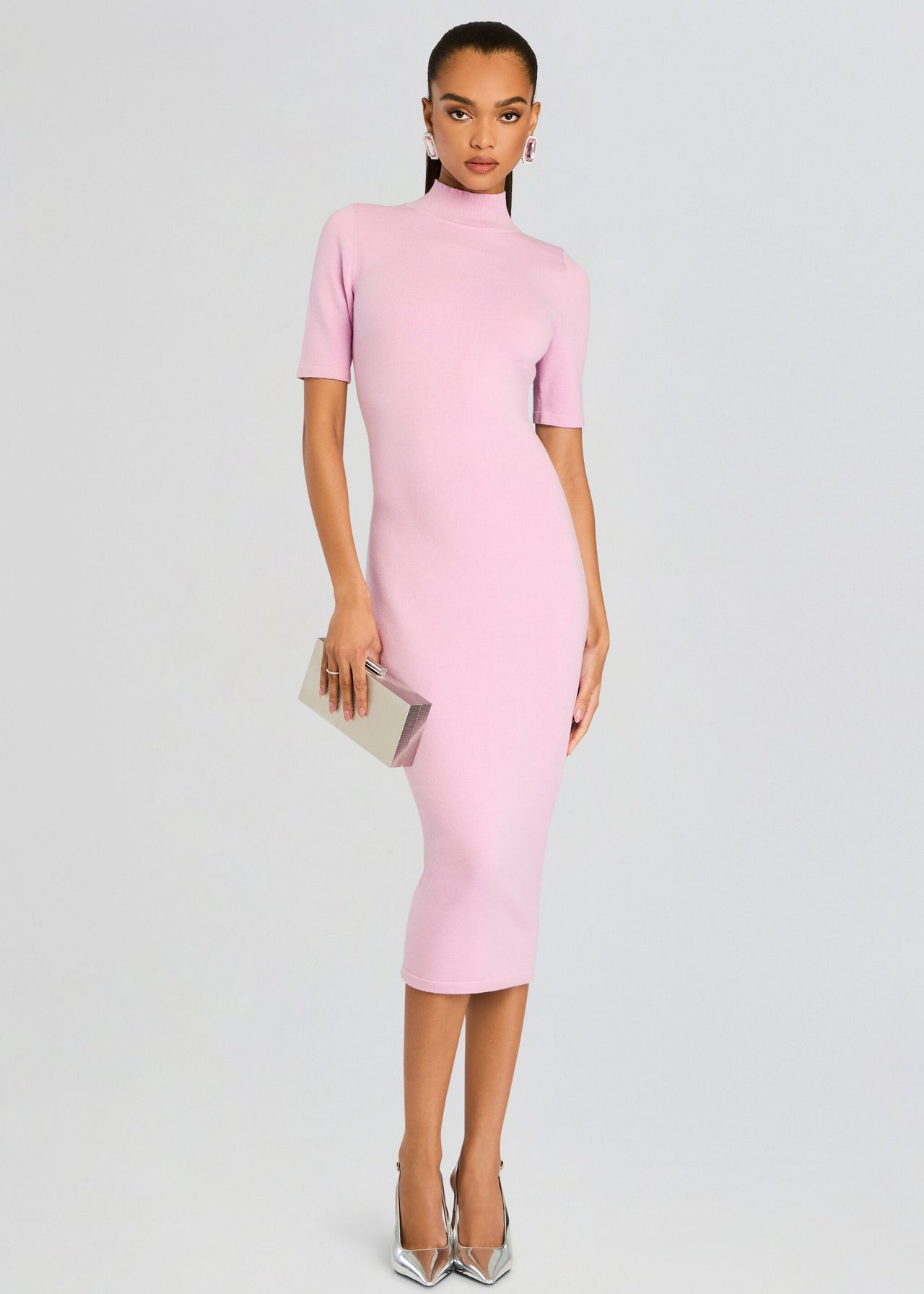 knee length dresses for ladies Jana Knit Midi Dress – Retrofete