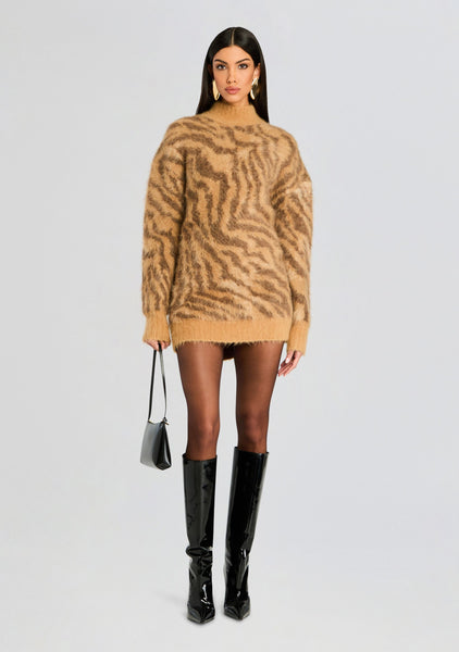reyna mini dress Reyna Fuzzy Dress – Retrofete