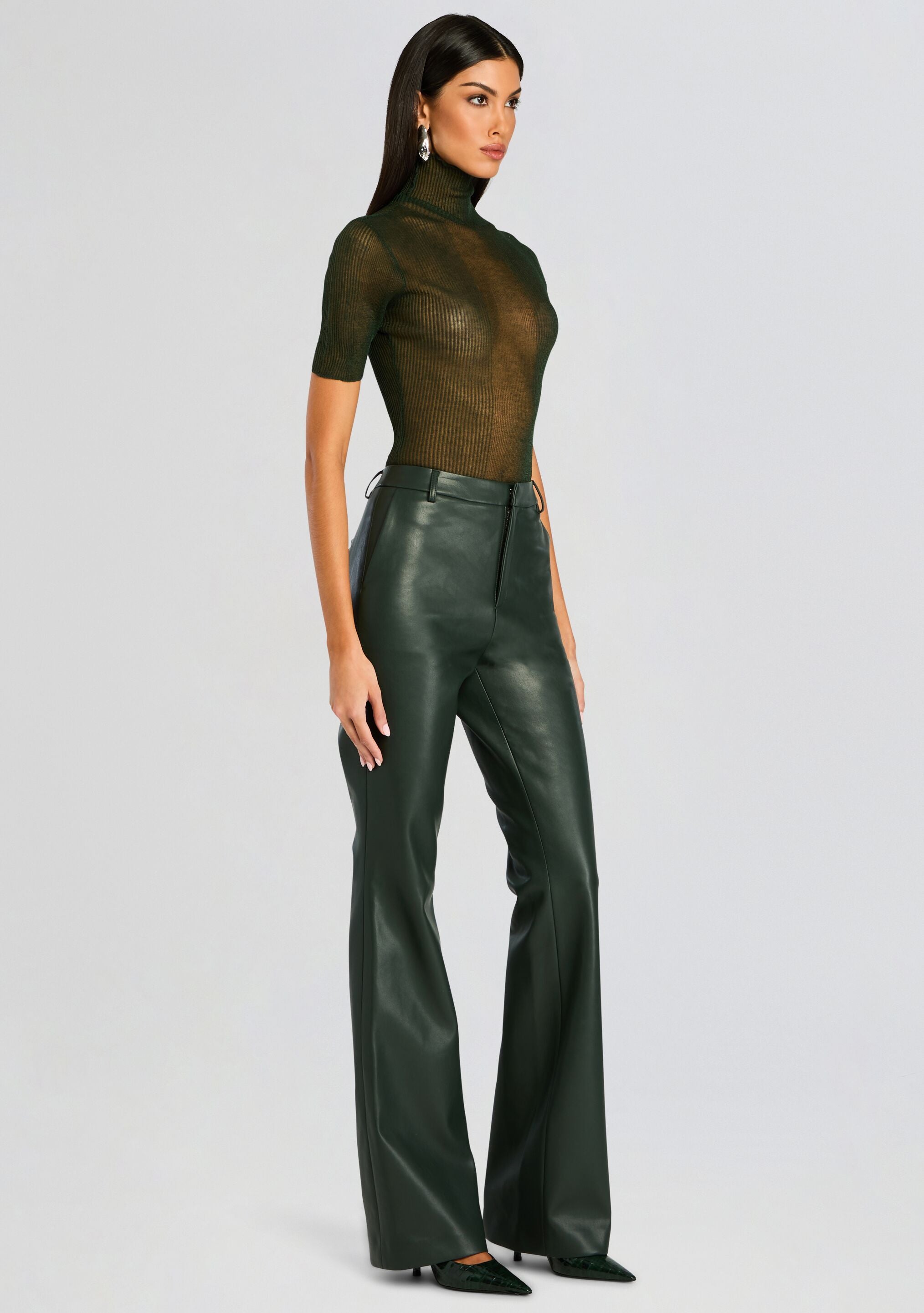 Ronja Vegan Leather Trouser – Retrofete