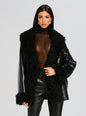 Roxanne Vegan Leather Coat