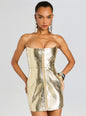Sylvie Leather Dress