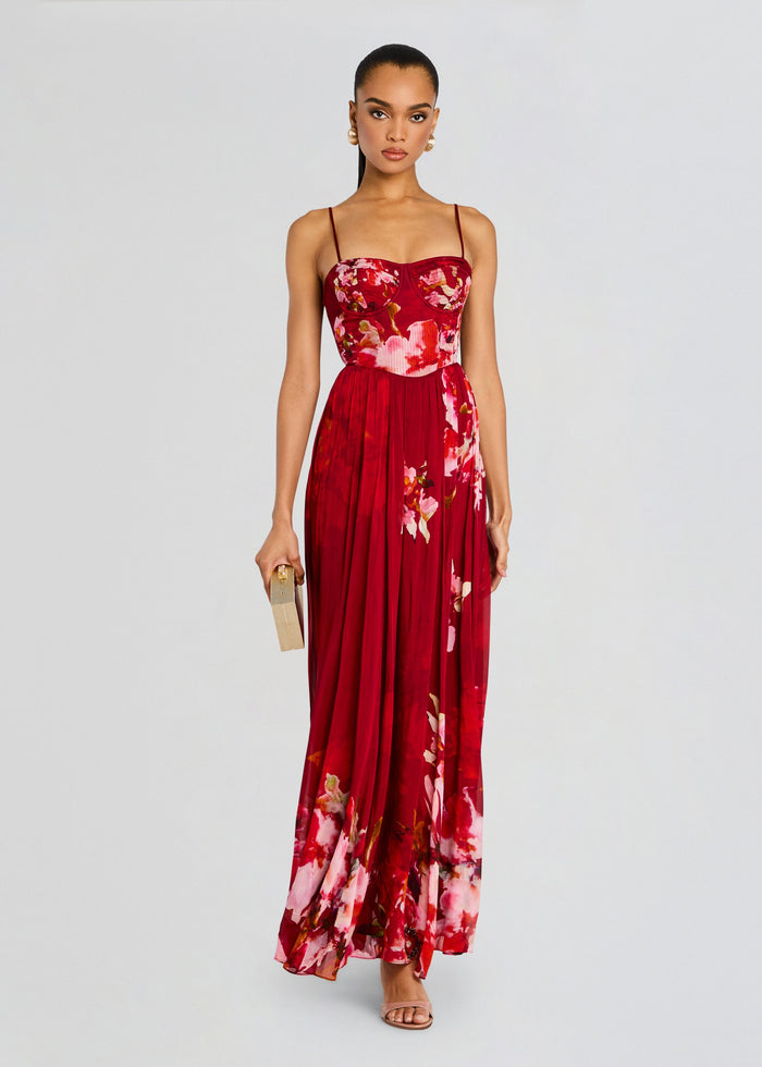 Tuhi Corseted Long Dress