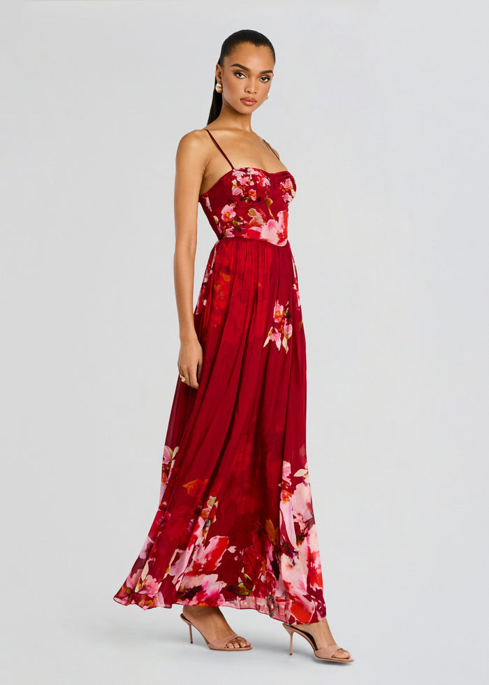 Tuhi Corseted Long Dress