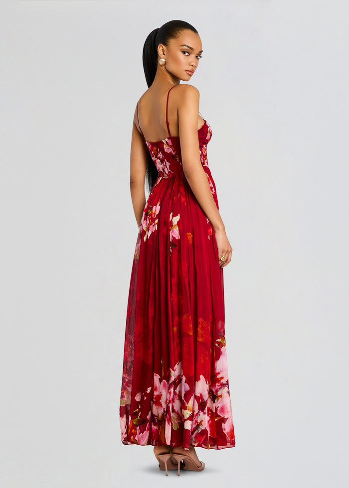 Tuhi Corseted Long Dress