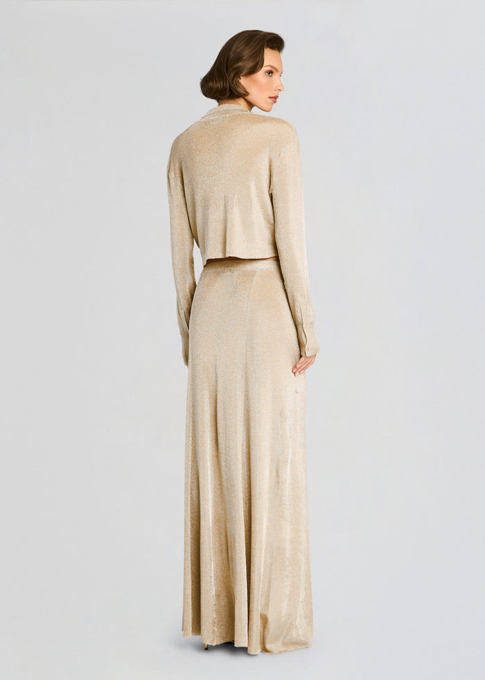 Jessa Metallic Knit Top