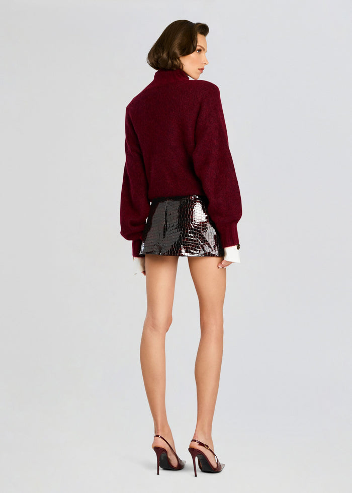 Camila Leather Skirt