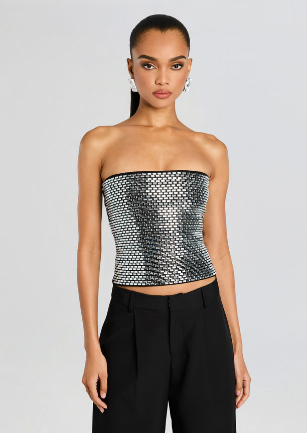 Valery Embellished Knit Top