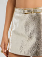 Nandie Leather Skirt
