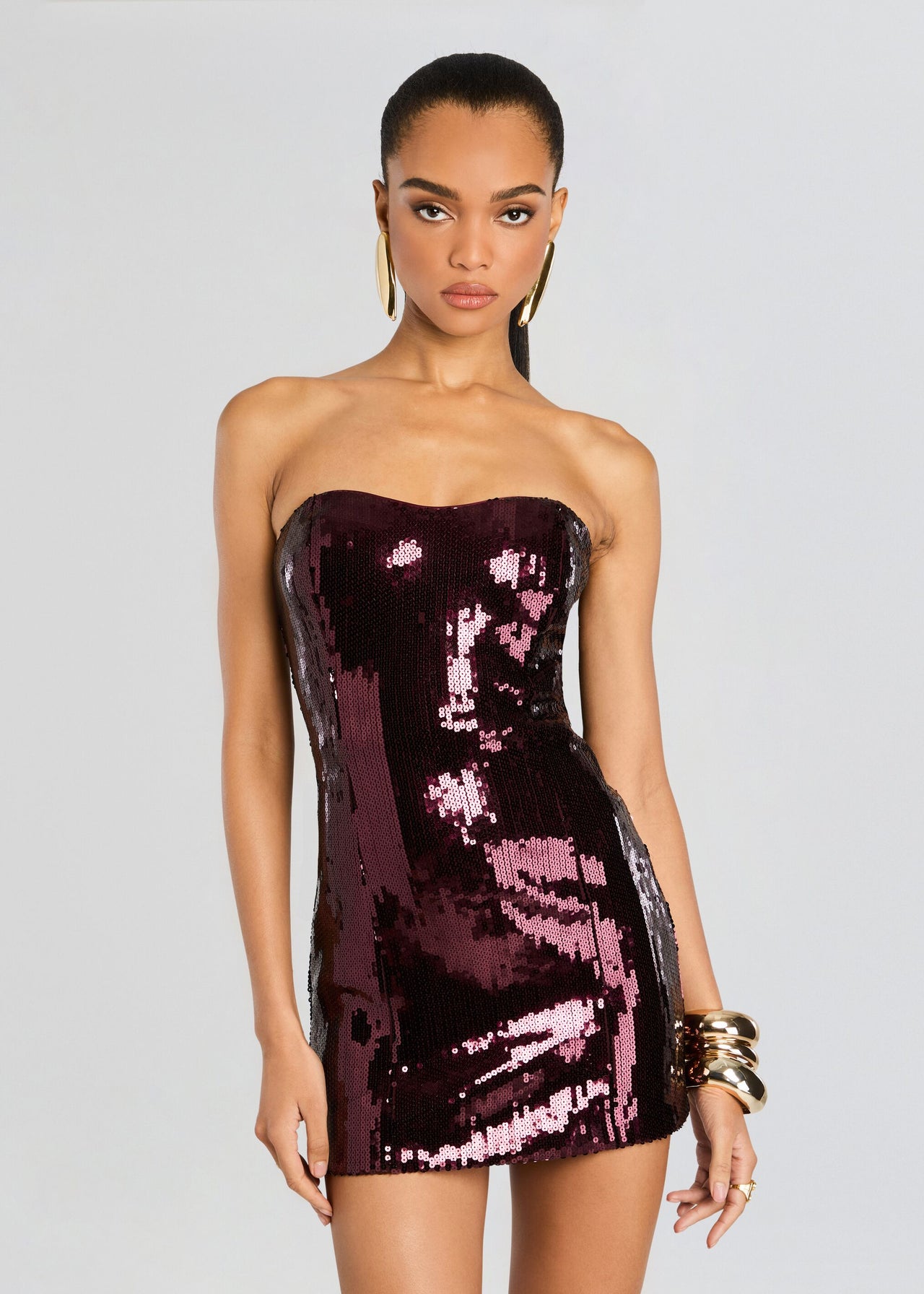 bodycon wrap mini dress Cascade wrap mini dress – Pelune