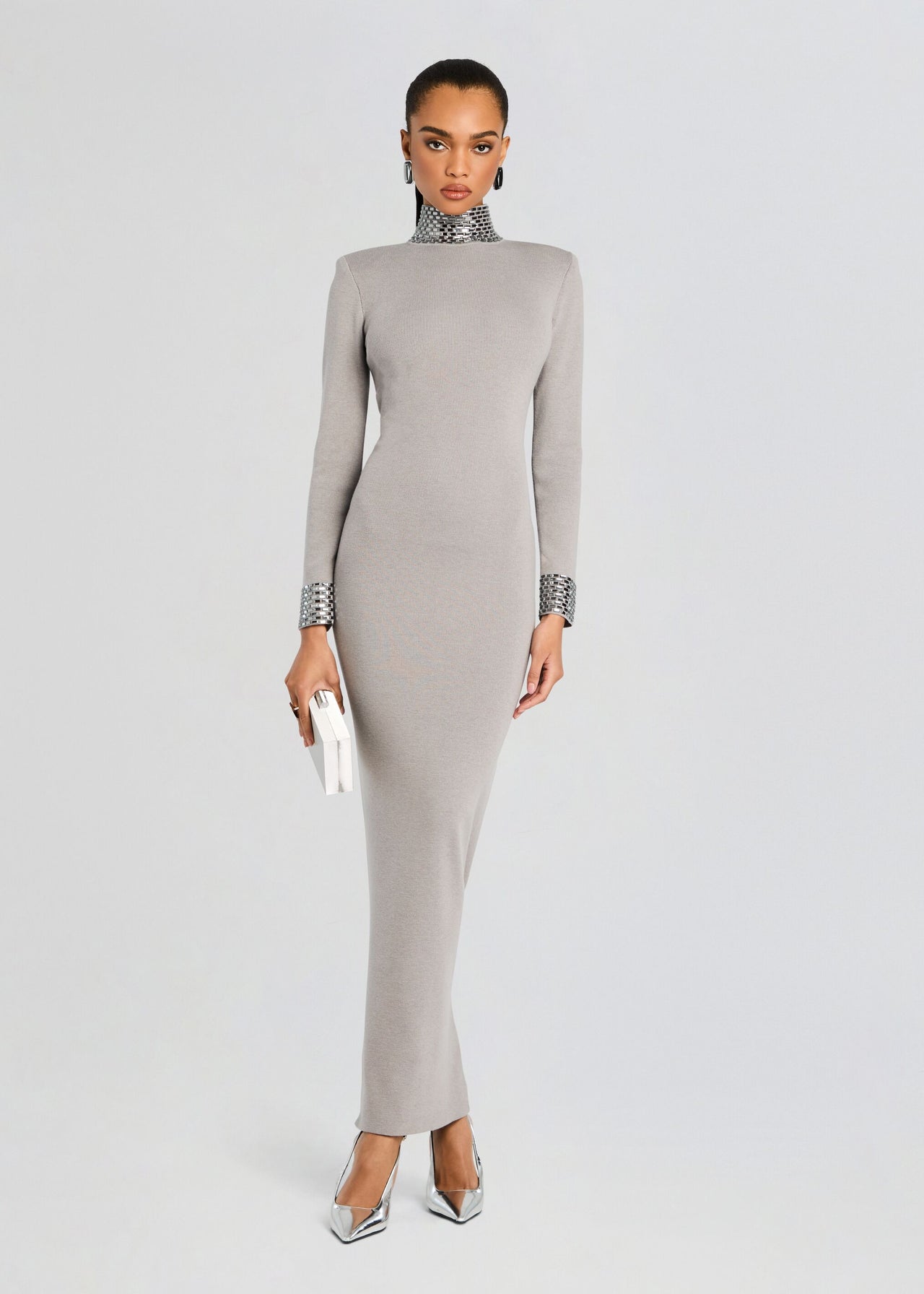 retrofte Women's Monroe Dress - White - Maxi Dresses retrofte Women's Monroe Dress - White - Maxi Dresses