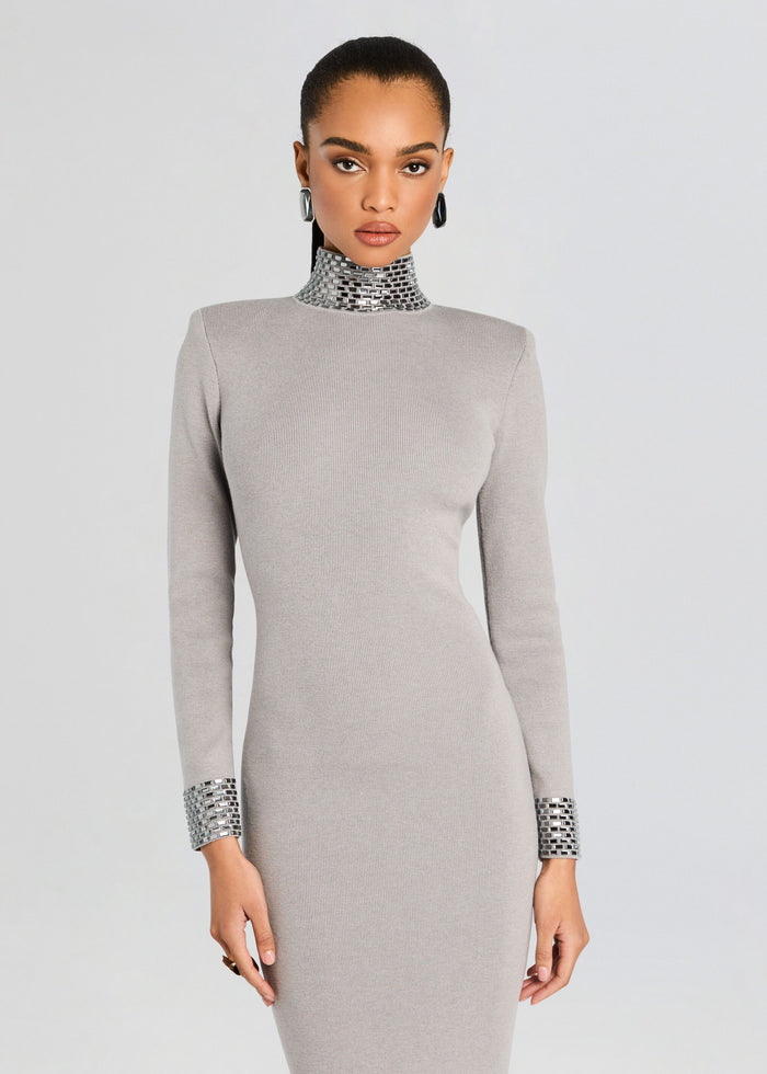 Monroe Embellished Knit Dress