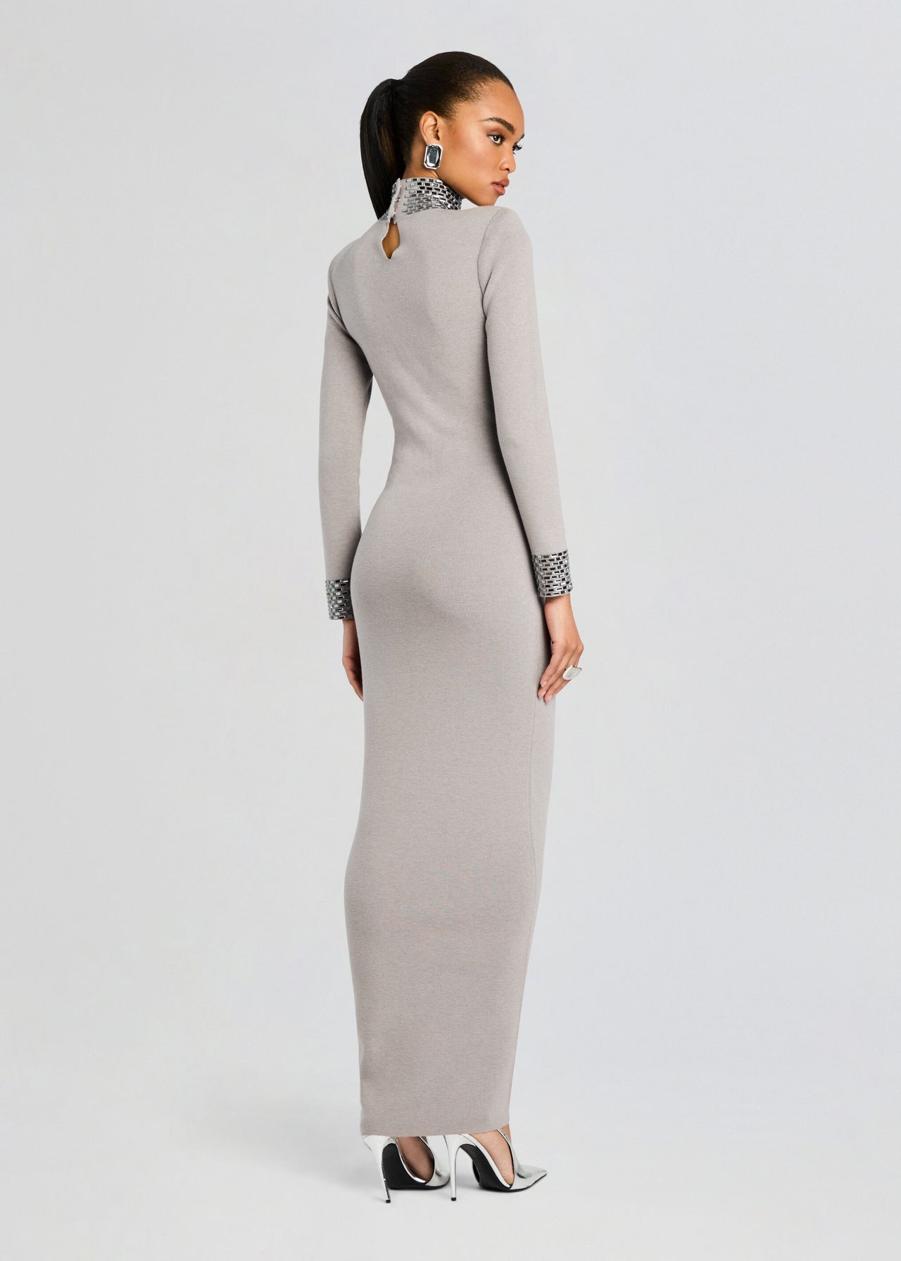 Monroe Embellished Knit Dress  Retrofete