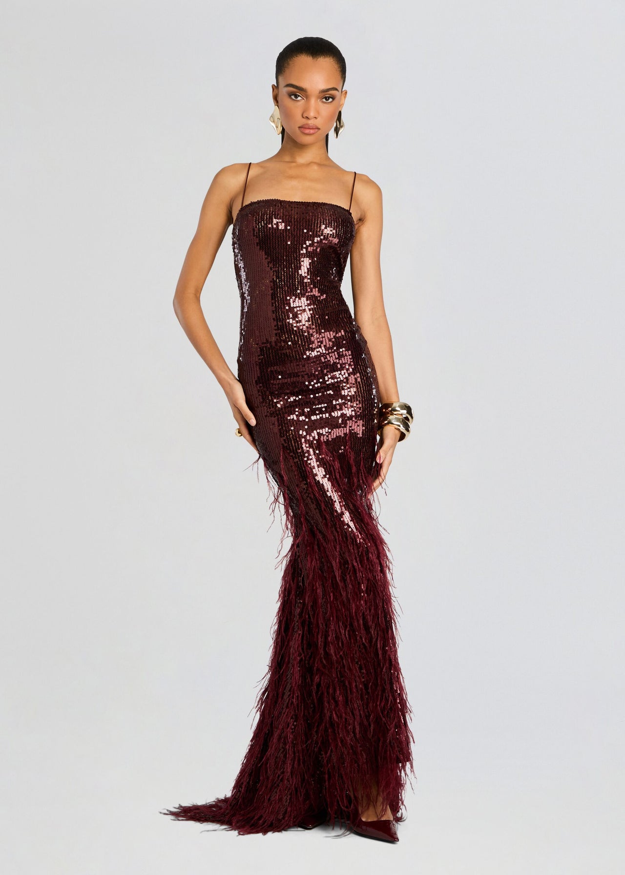 retrofete feather sequin dress Rubina Sequin Feather Dress Retrofete