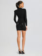 Santana Embellished Knit Dress