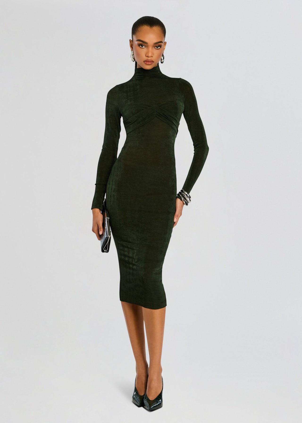 bayleigh midi dress Bayleigh Flutter Sleeve Midi Dress