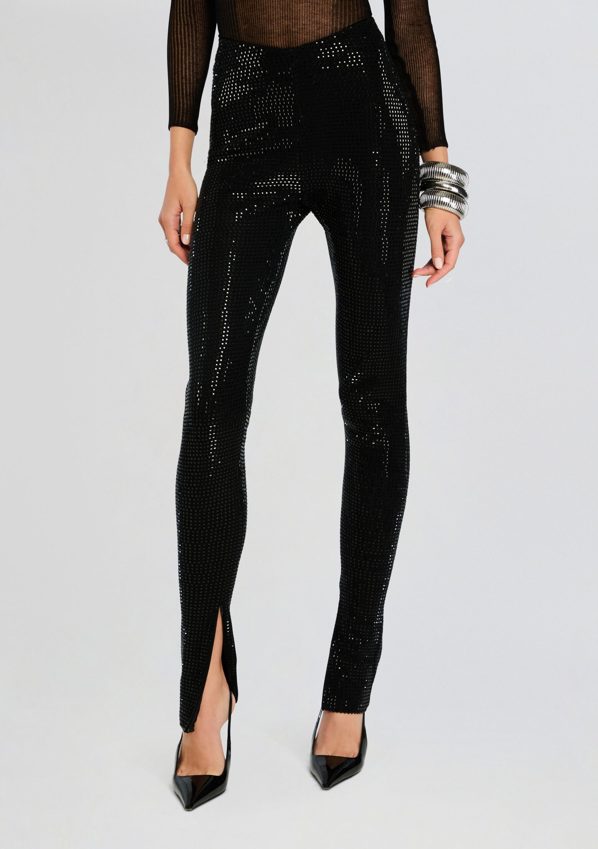 Cocoa Embellished Knit Pant – Retrofete display picture 1
