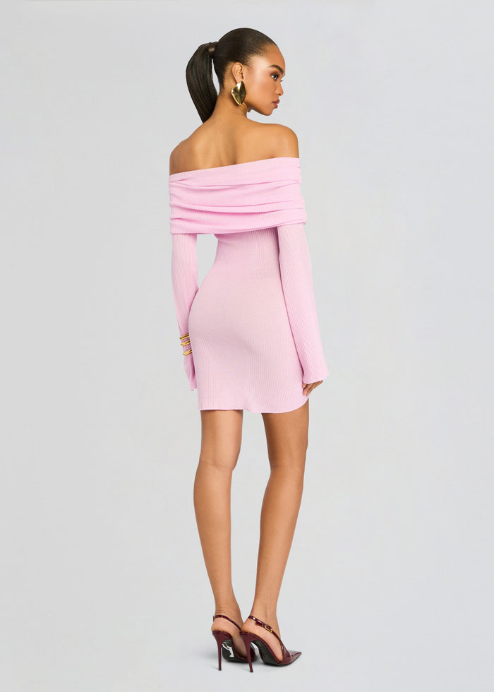 Galli Rib Knit Mini Dress