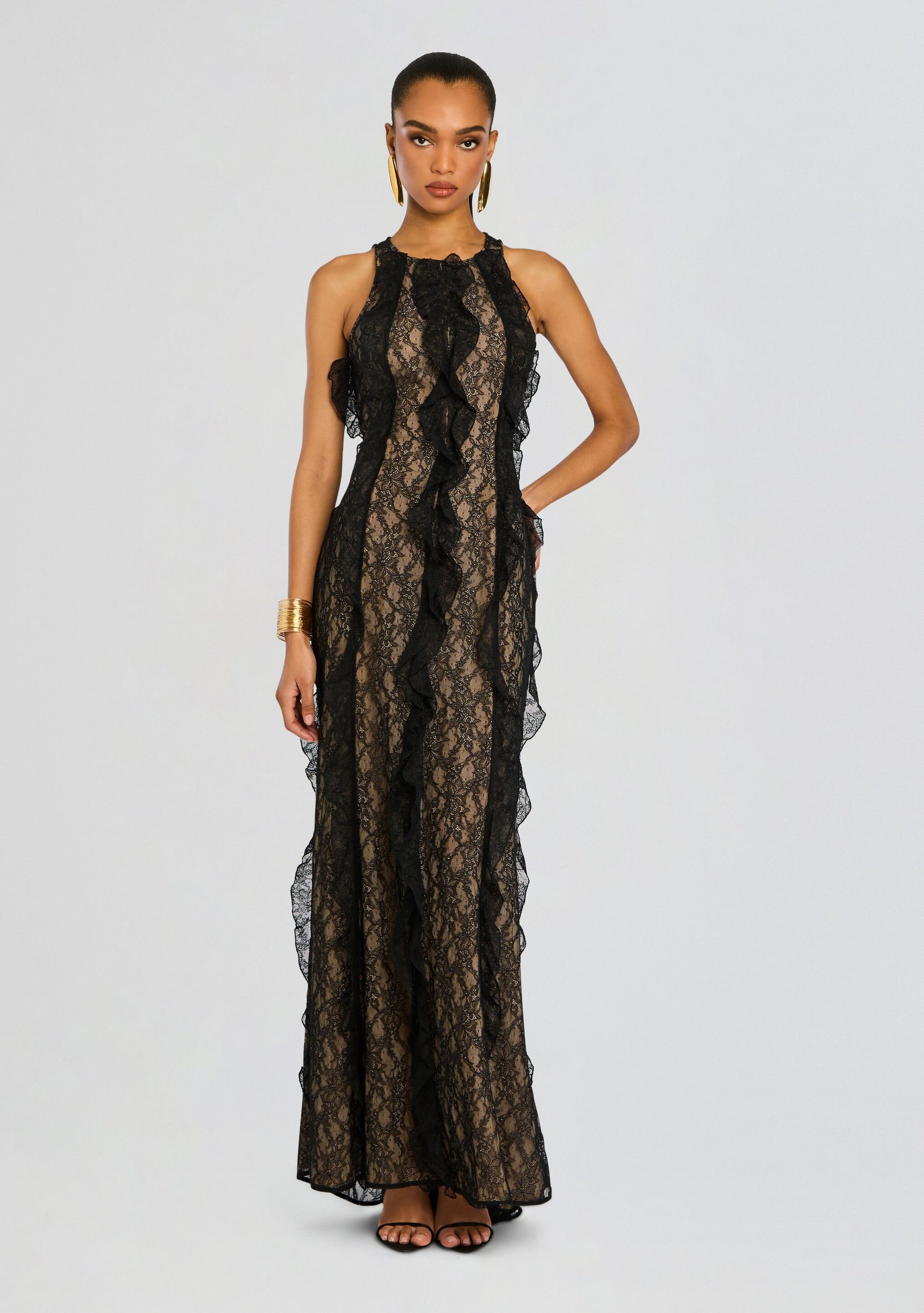 retrofete black lace dress Aliza Dress Retrofete