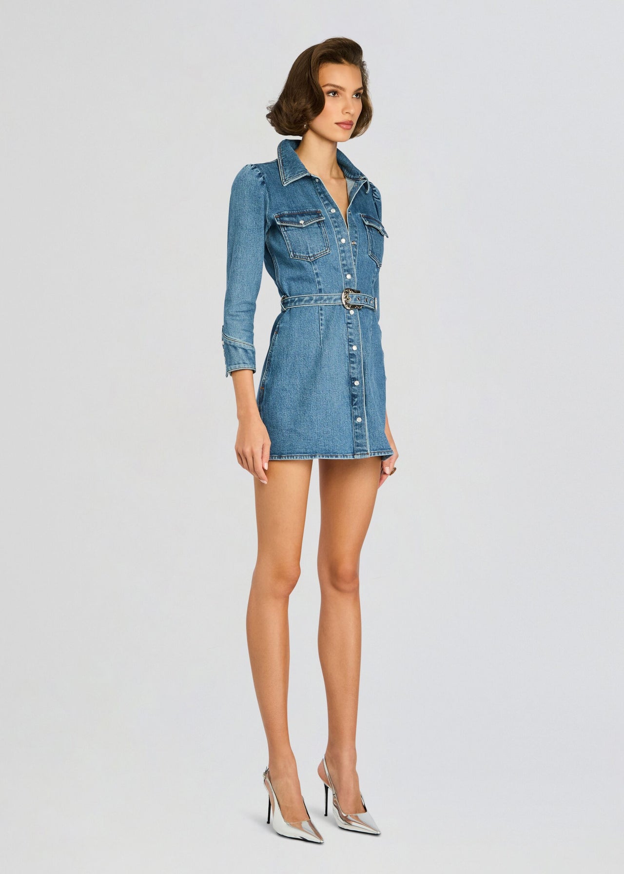 Wiley Denim Dress – Retrofete
