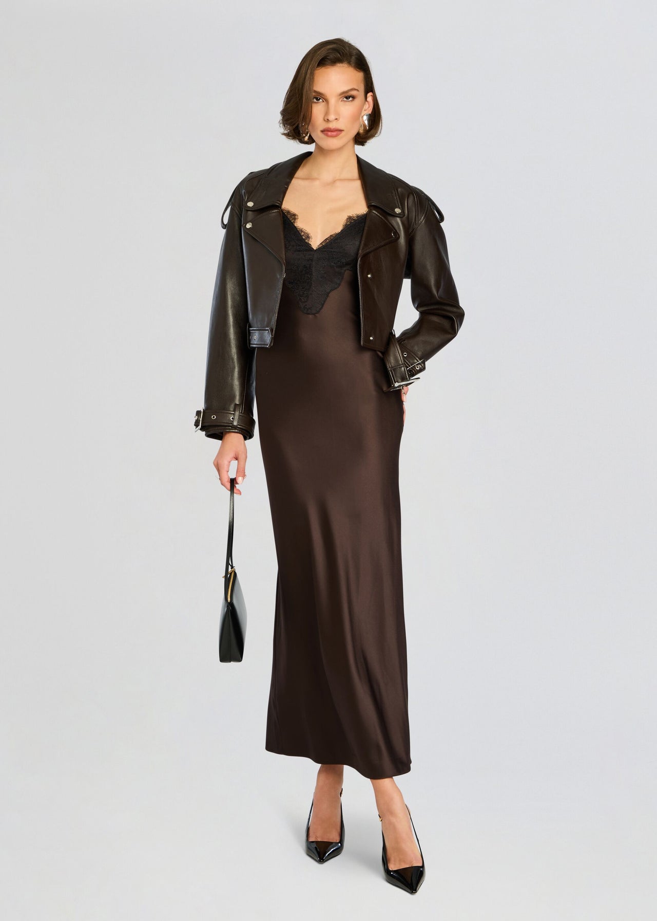 chinese dress ladies Einsley Leather Jacket – Retrofete main image 1