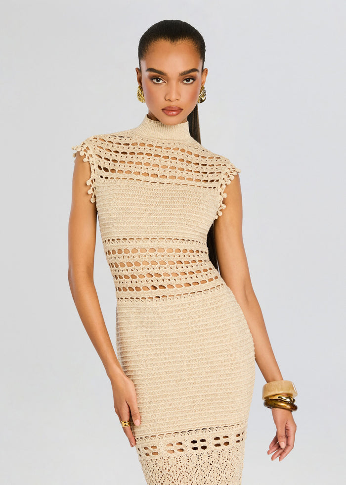 Mia Knit Crochet Dress