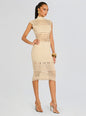 Mia Knit Crochet Dress