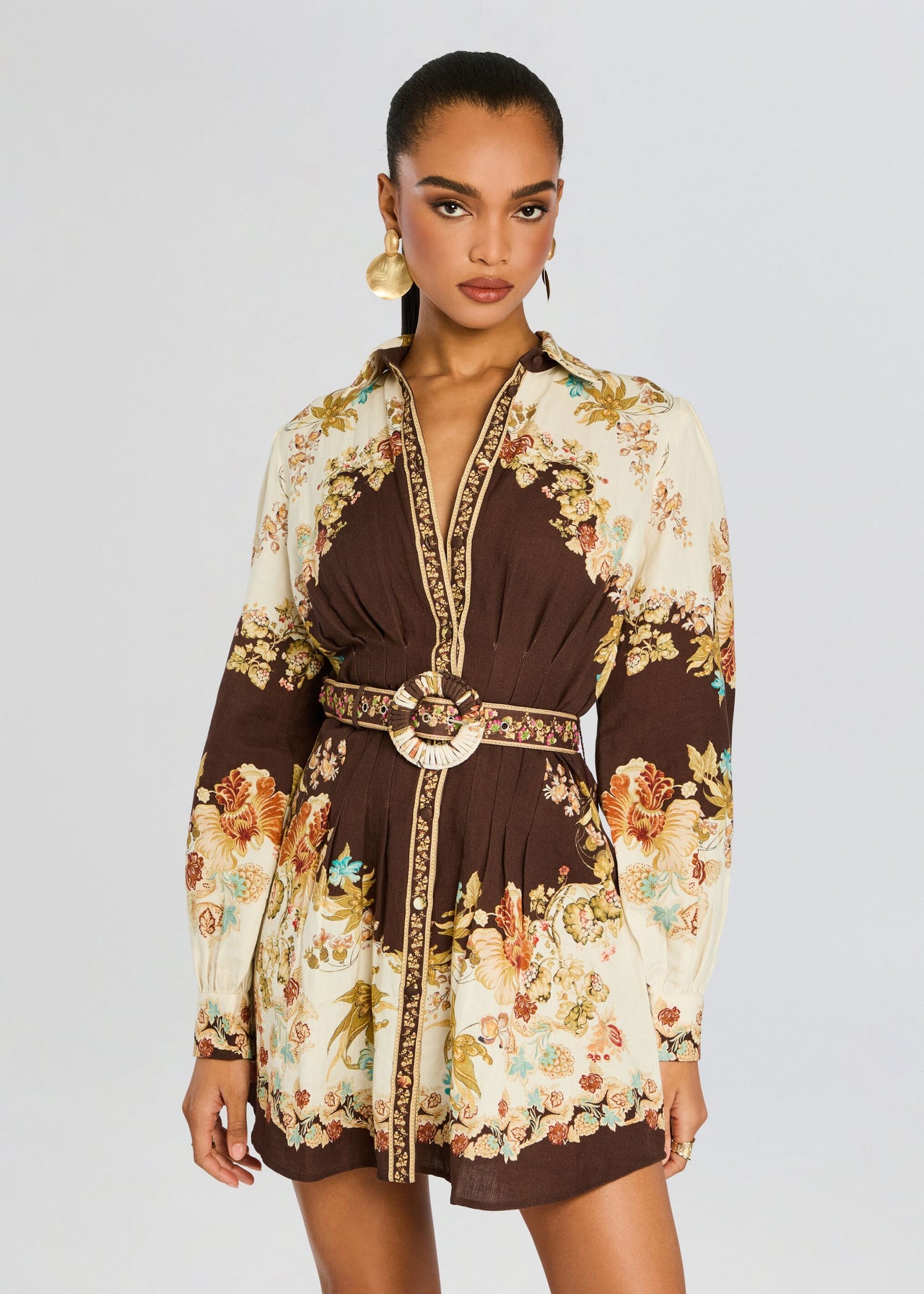 Rohi Short Dress w/ Belt Retrofete Rohi Short Dress w/ Belt Retrofete