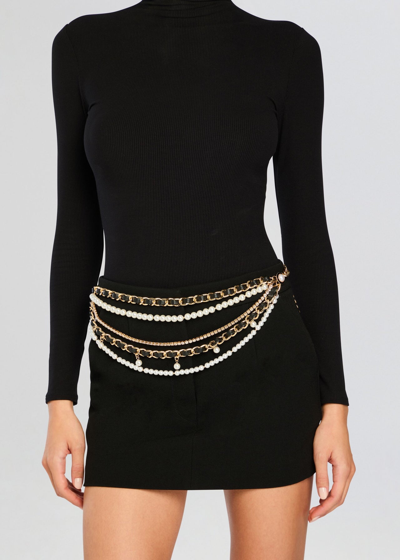 Sonya Pearl Chain Belt – Retrofete