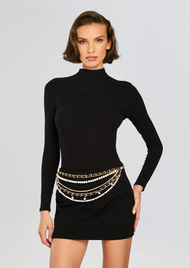 Sonya Pearl Chain Belt