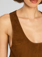 Elizabeth Suede Tank Top