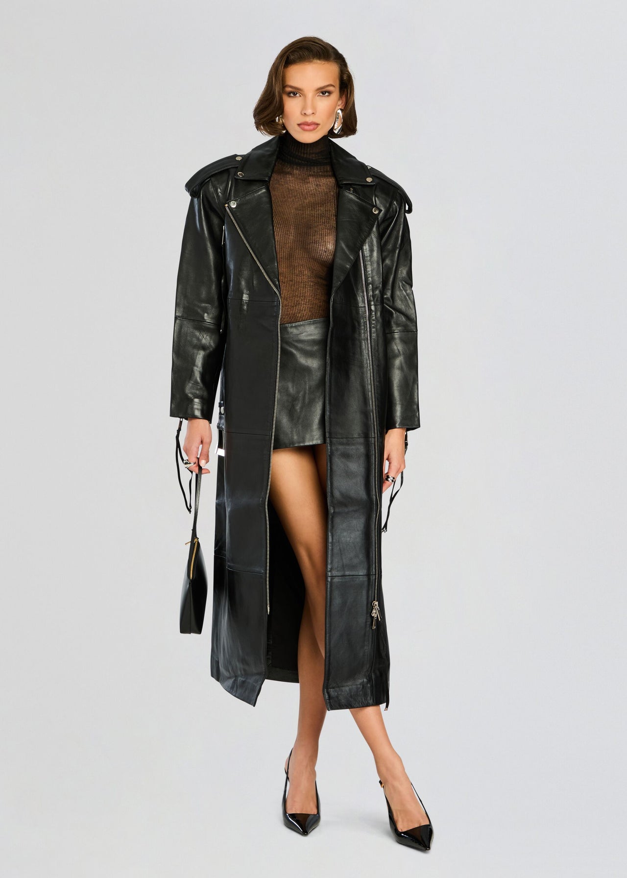 Knightley Leather Trench Coat – Retrofete