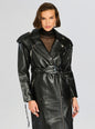 Knightley Leather Trench Coat