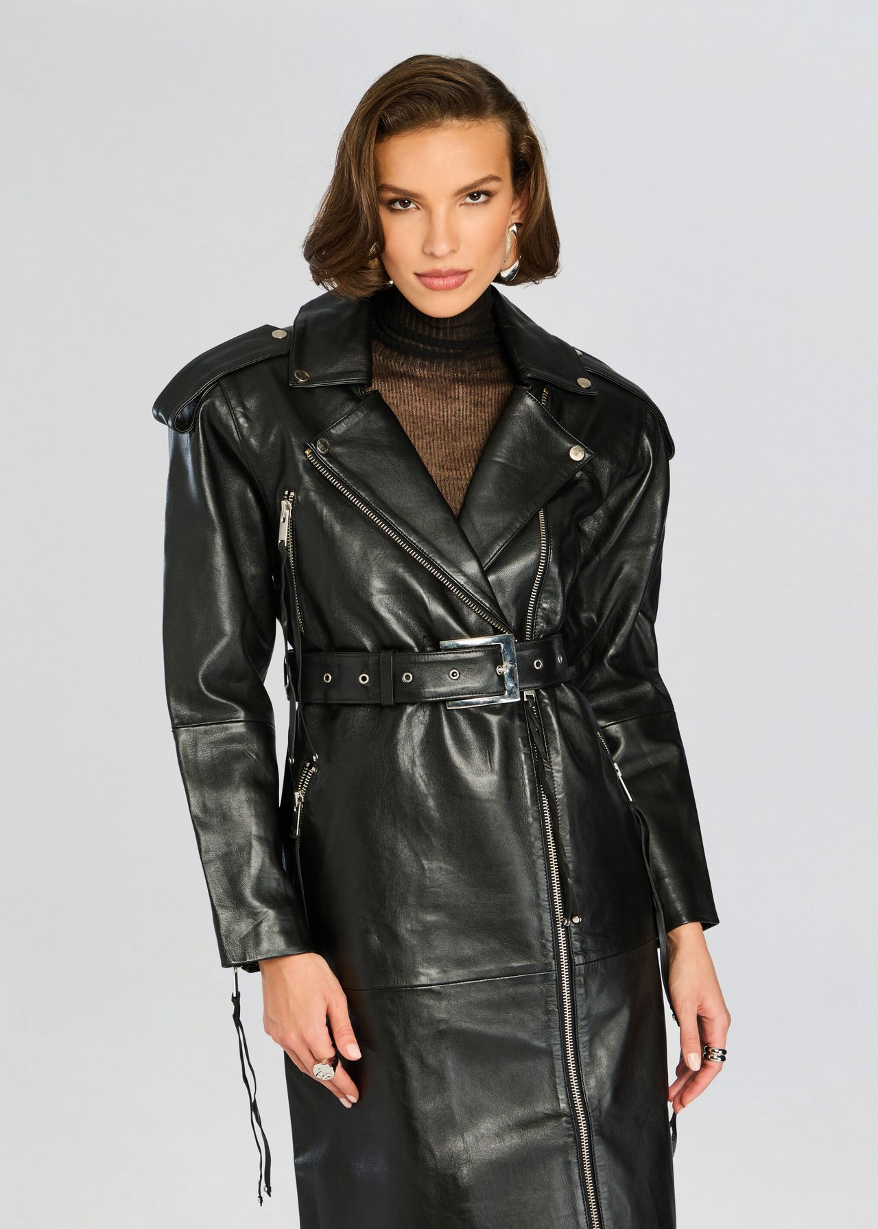 Knightley Leather Trench Coat – Retrofete