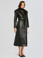 Knightley Leather Trench Coat