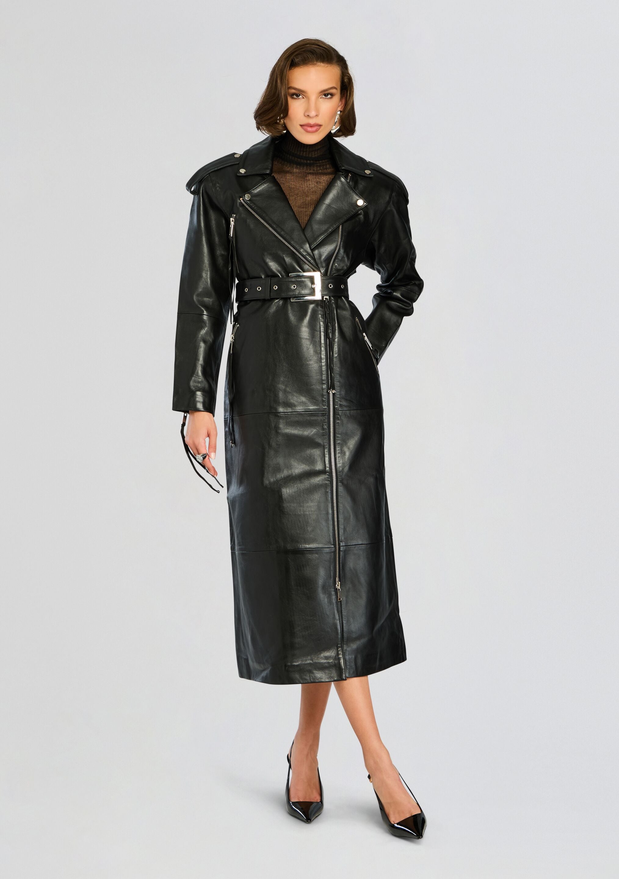 Knightley Leather Trench Coat – Retrofete