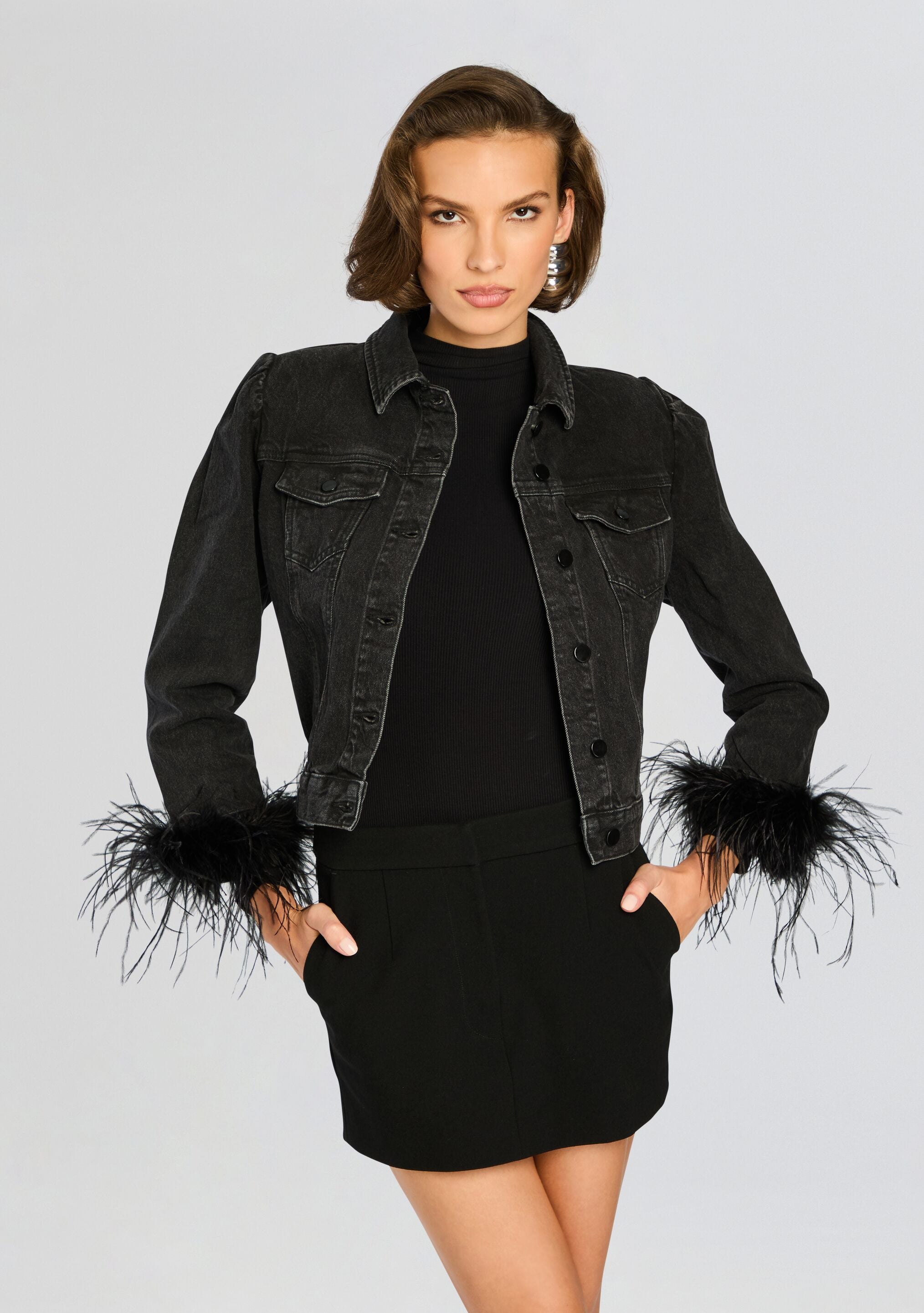 épine - miroamurette CORSET DESIGN JACKET bibiy Charmian Women's Gothic Punk Satin Boned Zipper Overbust
