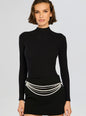 Chloe Pearl Chain Belt