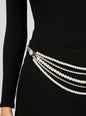 Chloe Pearl Chain Belt