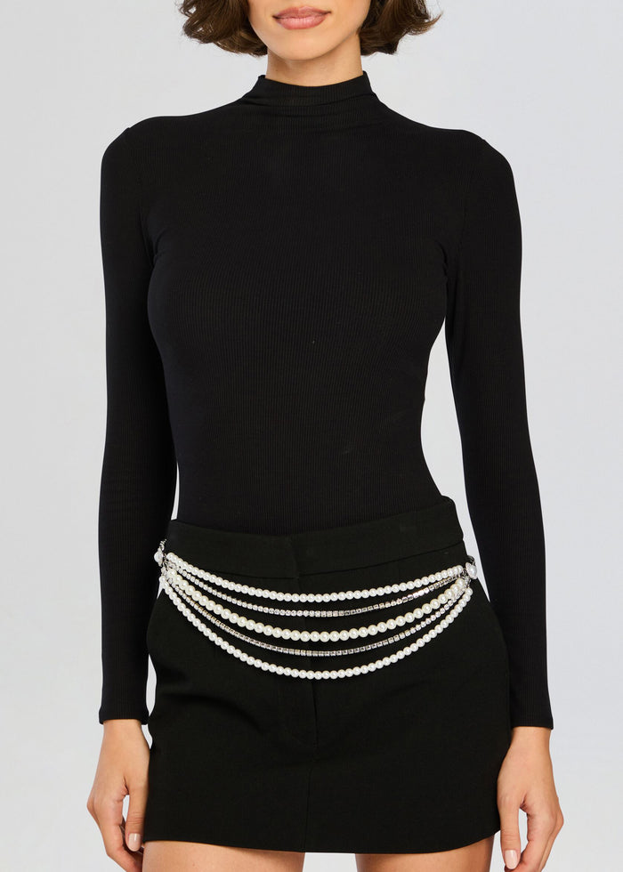 Chloe Pearl Chain Belt