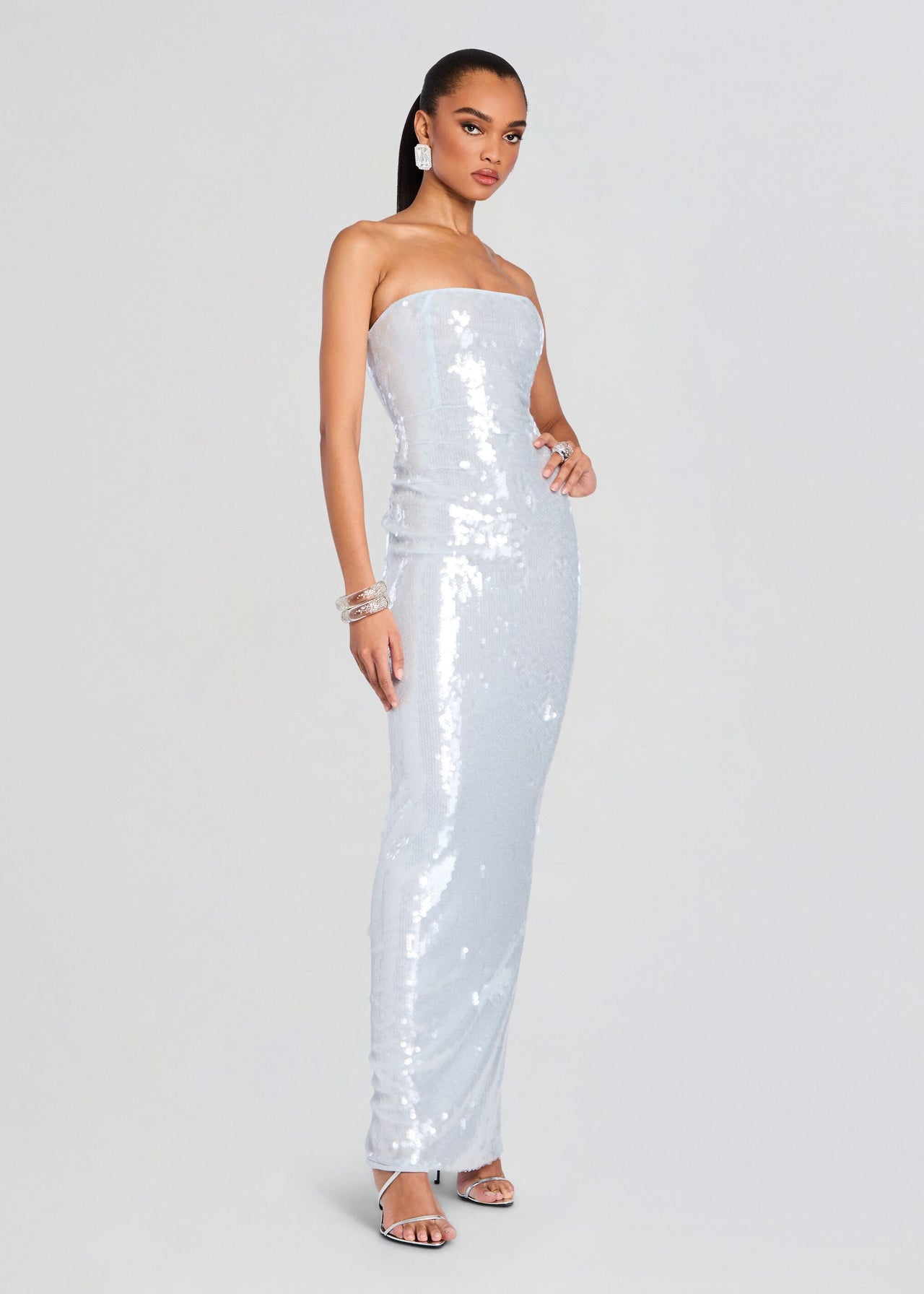 retrofete beth sequin dress retrofete Beth Sequin Dress in Dove