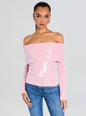 Jourdana Sequin Knit Top