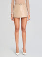 Nandie Leather Skirt