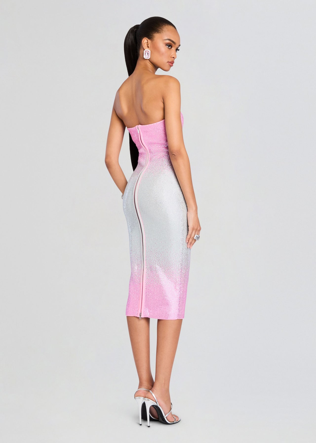 off shoulder tie knit mini dress Off-Shoulder EVENING-GOWN