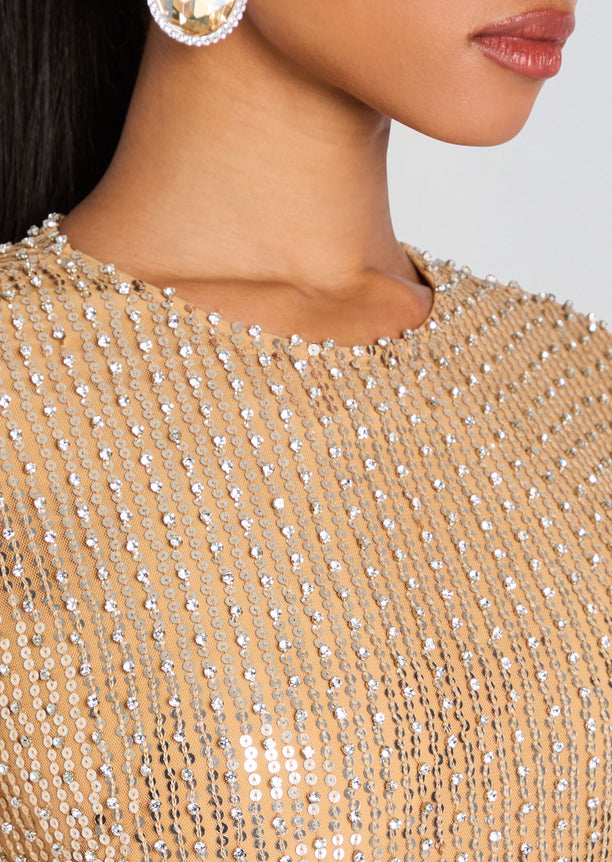 Monette Sequin Dress