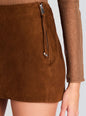 Valerie Suede Skirt