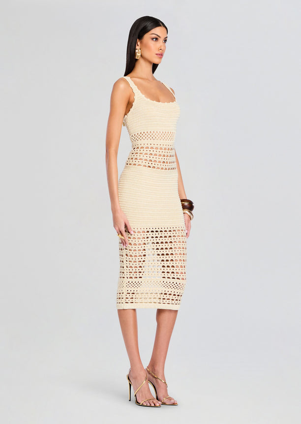 Avril Knit Crochet Dress