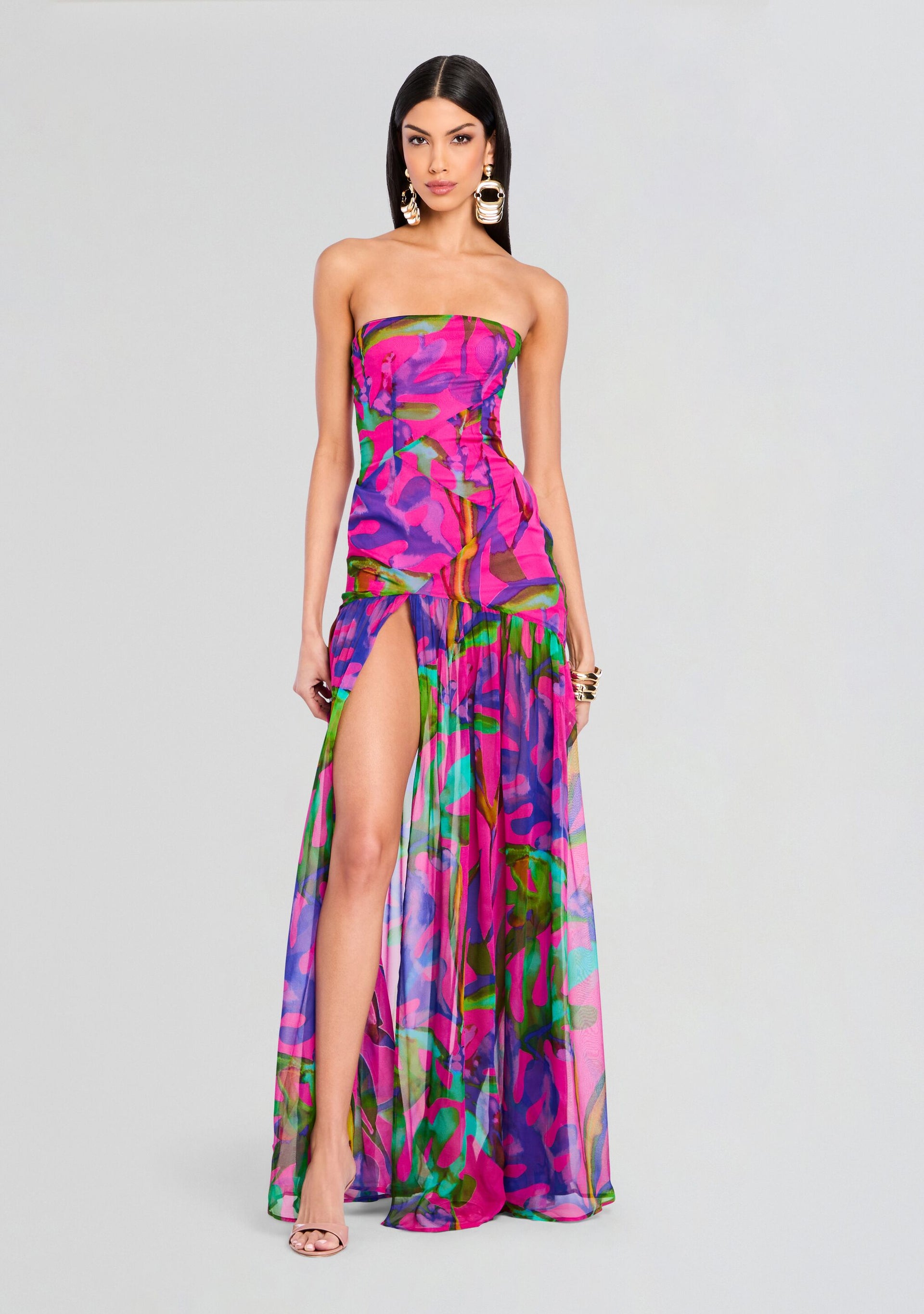 Nicole Silk Chiffon Dress Retrofete Nicole Silk Chiffon Dress Retrofete